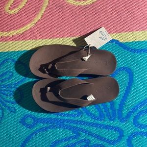 Leather Chaco flip flops